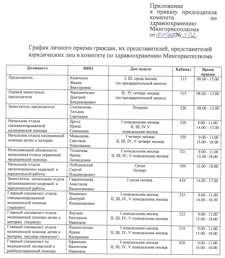 Объявление о приеме граждан по личным вопросам образец